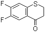 6,7-Difluoro-2,3-dihydro-4H-1-benzothiopyran-4-one molecular structure (CAS 1097802-78-2)