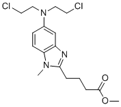 structure of CAS# 109882-25-9, Bendamustine Related Impurity 20;5-[Bis(2-chloroethyl)amino]-1-methyl-1H-benzimidazole-2-butanoic Acid Methyl Ester