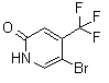 5-Bromo-4-(trifluoromethyl)-2(1H)-pyridinone molecular structure (CAS 109919-32-6)
