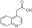 Quinoline-4-acetic acid molecular structure (CAS 109922-57-8)