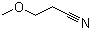 structure of CAS# 110-67-8, 3-Methoxypropionitrile