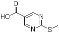 2-(Methylthio)pyrimidine-5-carboxylic acid molecular structure (CAS 110099-94-0)
