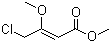 structure of CAS# 110104-60-4, Methyl (E)-4-chloro-3-methoxy-2-butenoate;(E)-4-Chloro-3-methoxybut-2-enoic acid methyl ester; Methyl trans-4-chloro-3-methoxy-2-butenoate