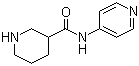 N-(Pyridin-4-yl)piperidine-3-carboxamide molecular structure (CAS 110105-42-5)