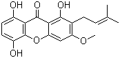 1,5,8-Trihydroxy-3-methoxy-2-prenylxanthone molecular structure (CAS 110187-11-6)