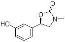 (R)-5-(3-羟基苯基)-3-甲基-2-恶唑烷酮分子结构 (CAS 110193-49-2)