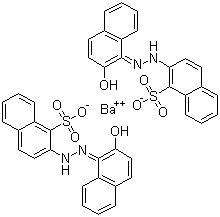 Pigment Red 49:1 molecular structure (CAS 1103-38-4)