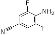 4-Amino-3,5-difluorobenzonitrile molecular structure (CAS 110301-23-0)