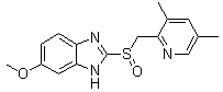 2-[[(3,5-Dimethyl-2-pyridinyl)methyl]sulfinyl]-6-methoxy-1H-benzimidazole molecular structure (CAS 110374-16-8)