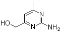 2-Amino-6-methyl-4-pyrimidinemethanol molecular structure (CAS 110429-43-1)