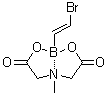 2-[(E)-2-Bromoethenyl]-6-methyl-1,3,6,2-dioxazaborocane-4,8-dione molecular structure (CAS 1104636-68-1)