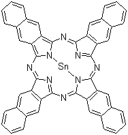 Tin(II) 2,3-naphthalocyanine molecular structure (CAS 110479-58-8)