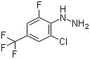 结构式 CAS# 110499-66-6, 2-氯-6-氟-4-(三氟甲基)苯肼