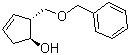 (1S-trans)-2-[(Phenylmethoxy)methyl]-3-cyclopenten-1-ol molecular structure (CAS 110567-21-0)
