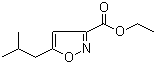 5-(2-Methylpropyl)-3-isoxazolecarboxylic acid ethyl ester molecular structure (CAS 110578-27-3)