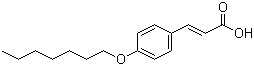4-(Heptyloxy)cinnamic acid molecular structure (CAS 110683-38-0)