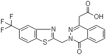 Zopolrestat molecular structure (CAS 110703-94-1)