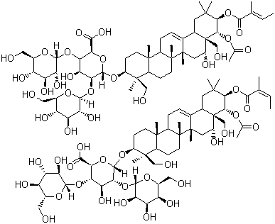 beta-Escin molecular structure (CAS 11072-93-8)
