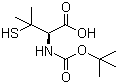 N-Boc-L-(+)-Penicillamine molecular structure (CAS 110763-40-1)