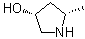 (3R,5S)-5-Methylpyrrolidin-3-ol molecular structure (CAS 1108234-23-6)