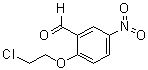 2-(2-Chloroethoxy)-5-nitrobenzaldehyde molecular structure (CAS 110837-53-1)