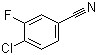 4-Chloro-3-fluorobenzonitrile molecular structure (CAS 110888-15-8)
