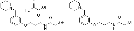 罗沙替丁草酸盐分子结构 (CAS 110925-92-3)
