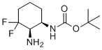 tert-Butyl ((1R,2R)-2-amino-3,3-difluorocyclohexyl)carbamate molecular structure (CAS 1109284-37-8)