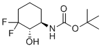 tert-Butyl ((1R,2S)-3,3-difluoro-2-hydroxycyclohexyl)carbamate molecular structure (CAS 1109284-41-4)