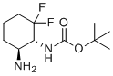 tert-butyl ((1R,6S)-6-amino-2,2-difluorocyclohexyl)carbamate molecular structure (CAS 1109284-47-0)