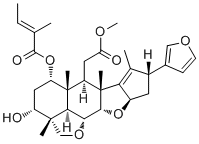 Deacetylsalannin molecular structure (CAS 1110-56-1)