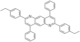 2,7-Bis(4-ethylphenyl)-4,9-diphenylpyrido[2,3-g]quinoline molecular structure (CAS 1110276-68-0)