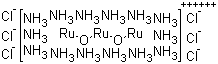 structure of CAS# 11103-72-3, Ruthenium Red;C.I. 77800; Ruthenium oxychloride ammoniated