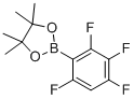 4,4,5,5-Tetramethyl-2-(2,3,4,6-tetrafluorophenyl)-1,3,2-dioxaborolane molecular structure (CAS 1111096-18-4)