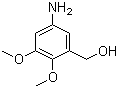 5-Amino-2,3-dimethoxybenzenemethanol molecular structure (CAS 1111236-54-4)