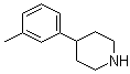 4-(3-甲基苯基)哌啶分子结构 (CAS 111153-83-4)