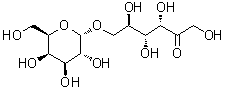 6-O-alpha-D-吡喃半乳糖基-D-果糖分子结构 (CAS 111188-56-8)