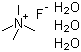 Tetramethylammonium fluoride trihydrate molecular structure (CAS 111203-44-2)