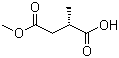 (2S)-Methylbutanedioic acid 4-methyl ester molecular structure (CAS 111266-27-4)