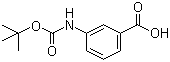 Boc-3-aminobenzoic acid molecular structure (CAS 111331-82-9)