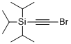 (溴乙炔基)三异丙基硅烷分子结构 (CAS 111409-79-1)