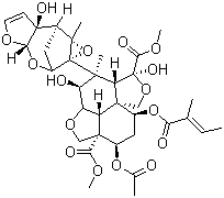 Azadirachtin molecular structure (CAS 11141-17-6)