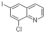 structure of CAS# 111454-67-2, 8-Chloro-6-iodoquinoline
