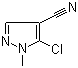 structure of CAS# 111493-52-8, 5-Chloro-1-methyl-1H-pyrazole-4-carbonitrile