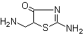 2-Amino-5-(aminomethyl)-4(5H)-thiazolone molecular structure (CAS 111506-20-8)