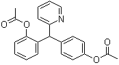 2,4'-(2-吡啶亚甲基)二苯酚二乙酸酯分子结构 (CAS 111664-35-8)