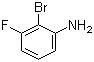 2-Bromo-3-fluoroaniline molecular structure (CAS 111721-75-6)