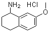 1,2,3,4-Tetrahydro-7-methoxy-1-naphthalenamine hydrochloride molecular structure (CAS 111758-82-8)