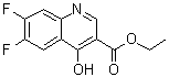 6,7-Difluoro-4-hydroxy-3-quinolinecarboxylic acid ethyl ester molecular structure (CAS 111760-35-1)