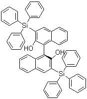 (1S)-3,3'-Bis(triphenylsilyl)[1,1'-binaphthalene]-2,2'-diol molecular structure (CAS 111795-33-6)